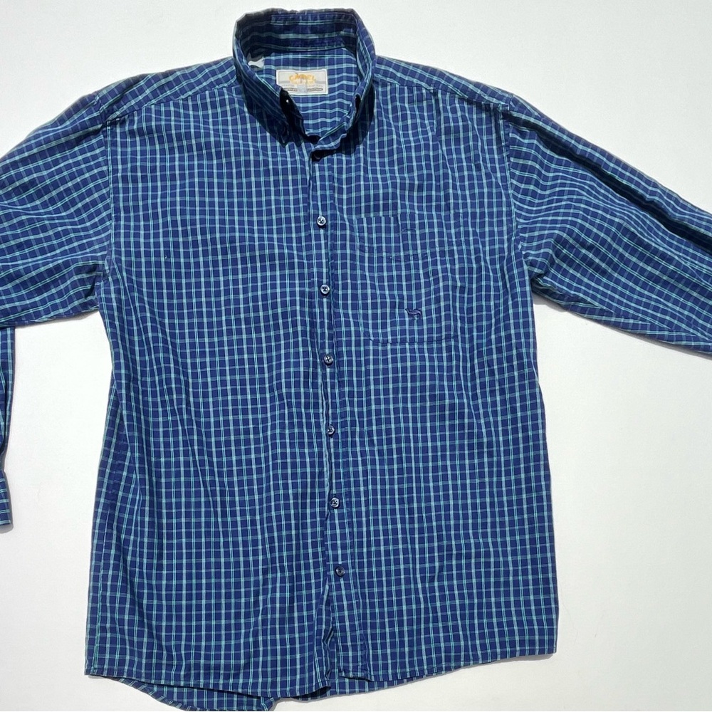 Vintage Camel Collection Men's plaid Shirt size medium